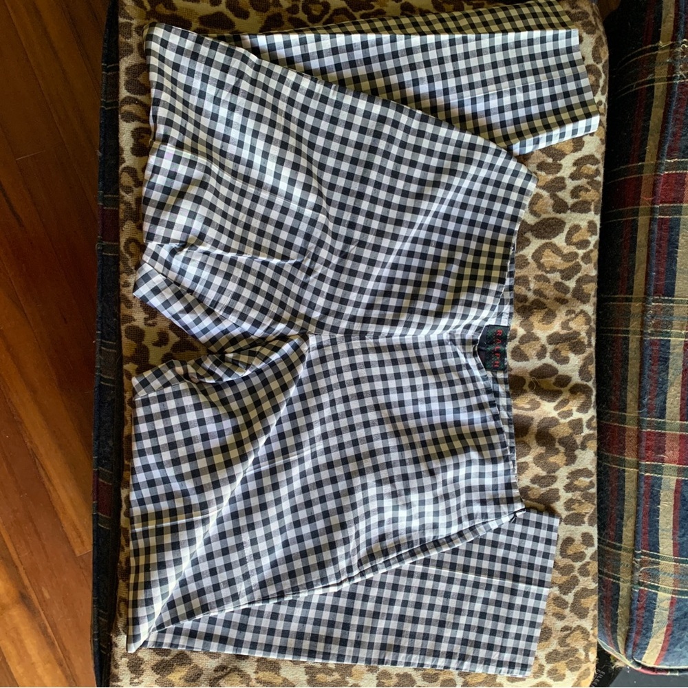 RALPH Ralph Lauren vintage retro pant gingham print trousers size 12 - Picture 4 of 11